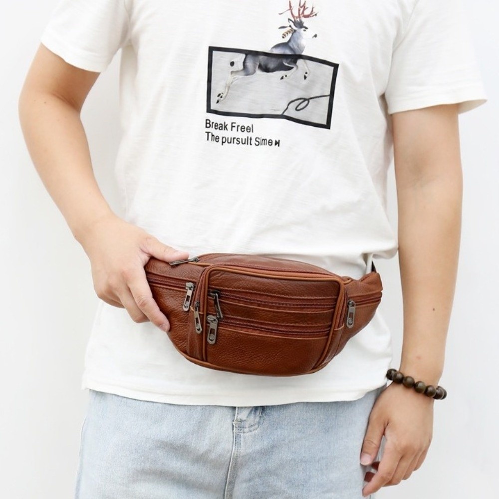 Luxury Multi-Pocket Leather Fa - Luxury Bags Leather review and price